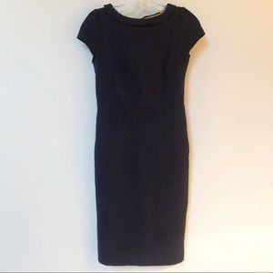 BODEN Audrey Pointe Navy Knit Dress SZ US 4